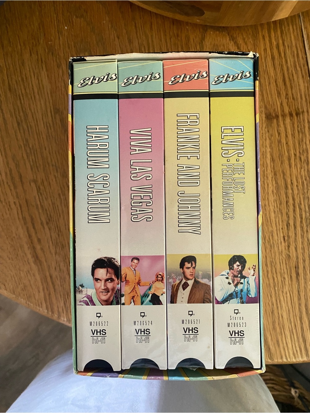 Elvis VHS Collection Box Set - Pastel Multi-Color